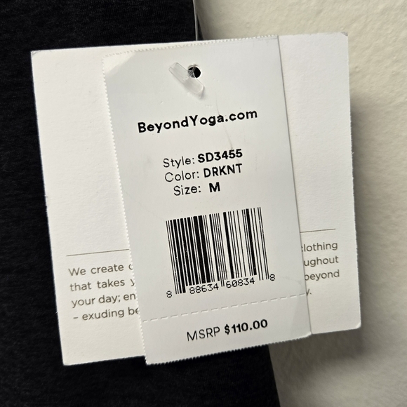 Beyond Yoga Spacedye Knot A Problem High Waisted 7/8 Yoga Leggings Black M - Picture 8 of 9